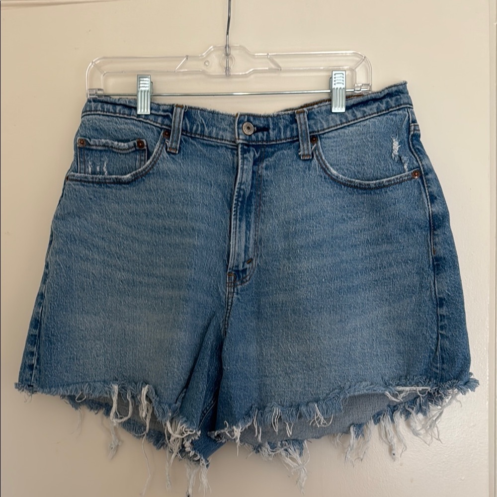 Abercrombie & Fitch The Dad Short High Rise Curve Love Women’s Jean Short